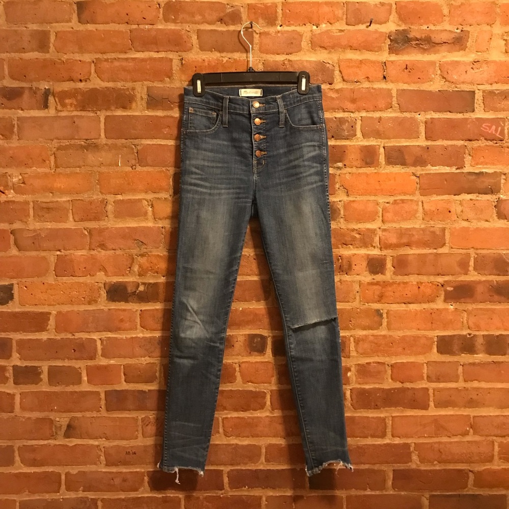 Madewell High Rise Distressed